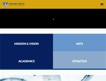 Tablet Screenshot of hgchristian.org